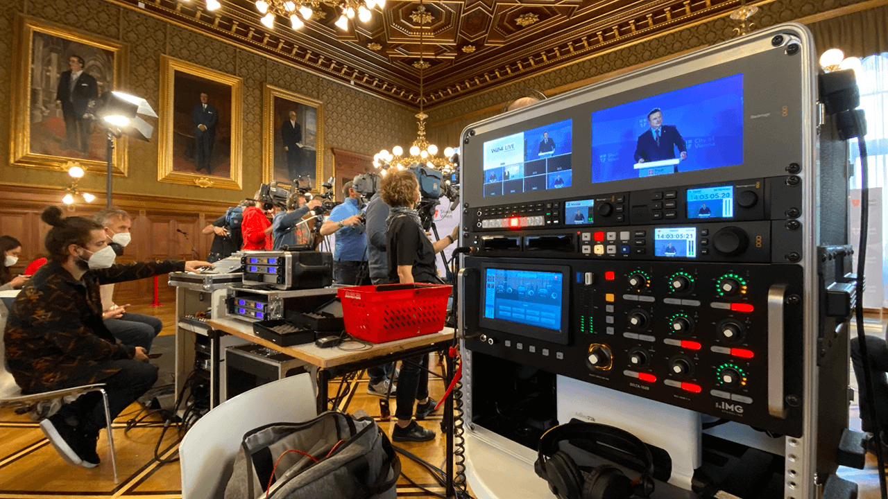 Videoproduktion im Rathaus